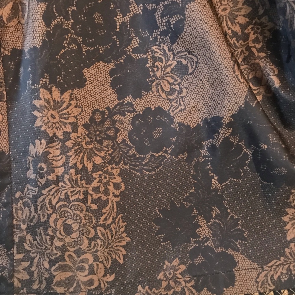 Amanda Smith Suit Jacket Dress Jacket Womens Size 12 Medium Brown Black Pockets - Picture 9 of 12